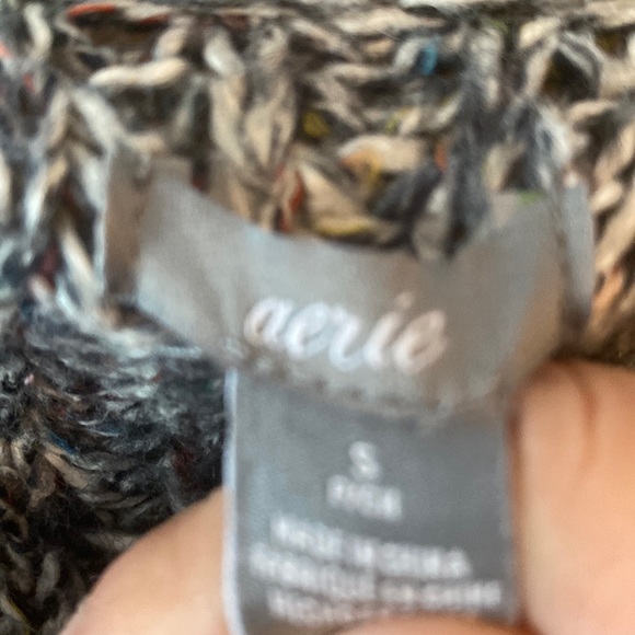 Aerie blue/gray multicolor sweater size S - Picture 3 of 5